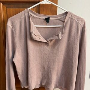 Wild Fable Dusty Pink Button Down Shirt